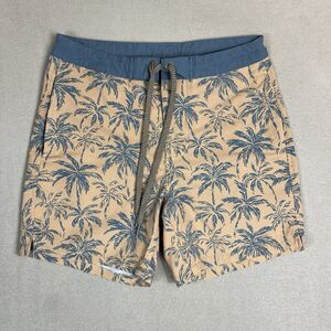Faherty Shorts Mens 28 Orange Hybrid Board Shorts Casual‎ Beach Adult
